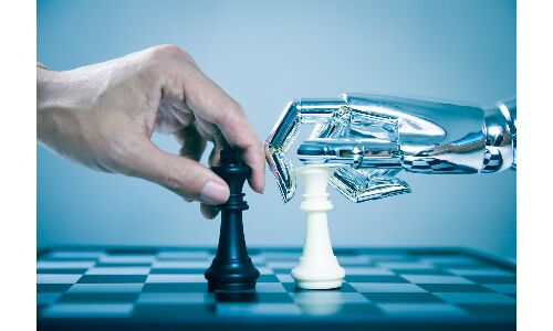 Human vs Robot on content